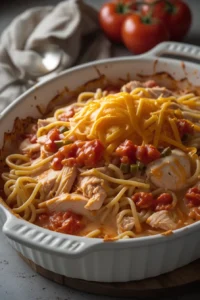 Chicken Spaghetti Recipe with Rotel