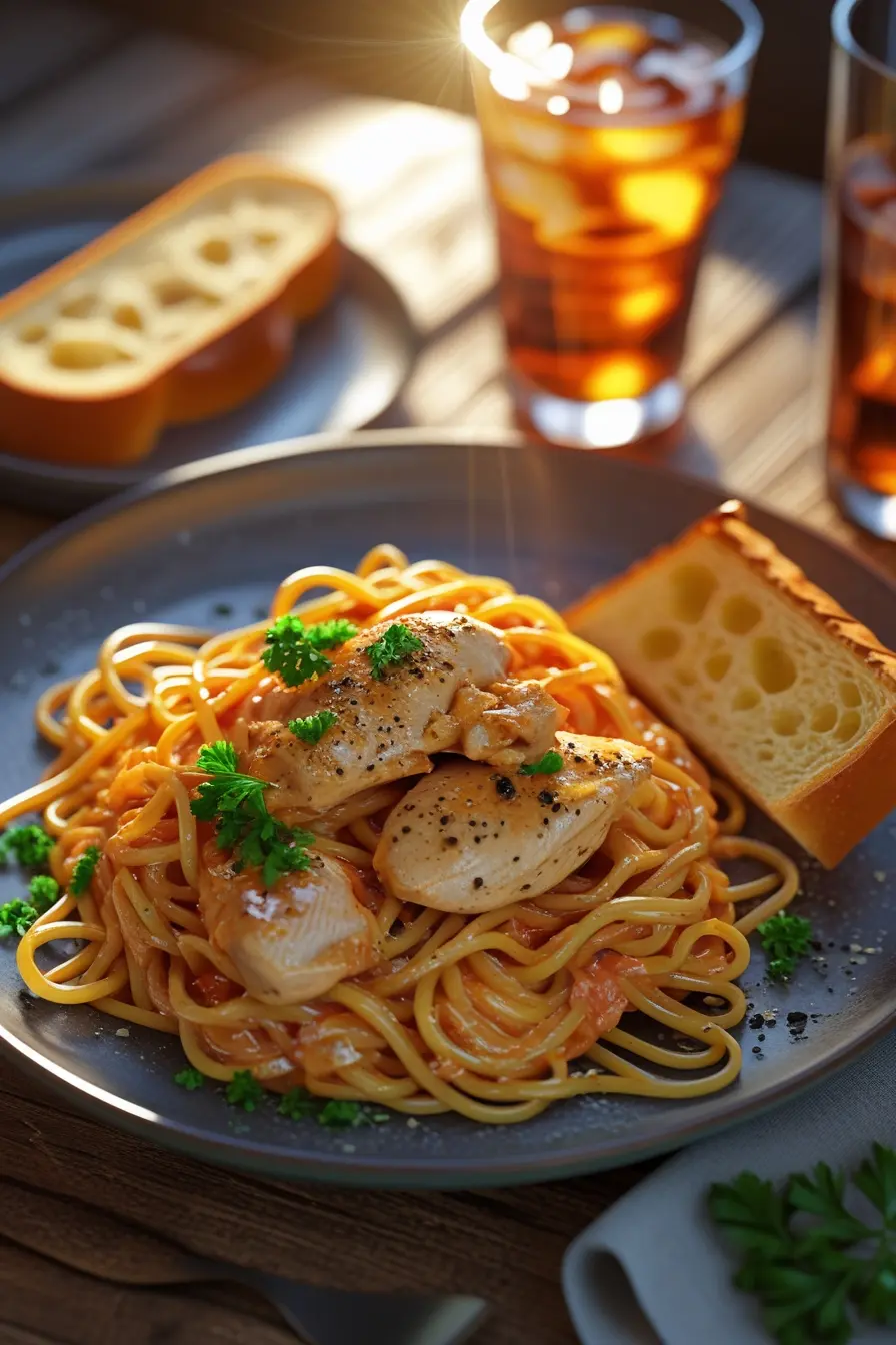 Chicken Spaghetti Recipe with Rotel