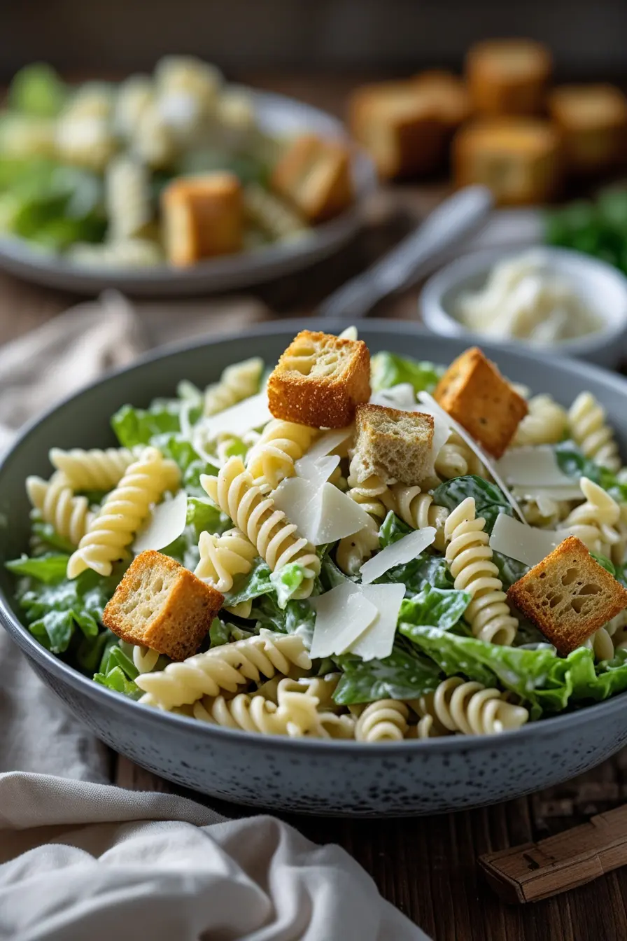 caesar pasta salad
