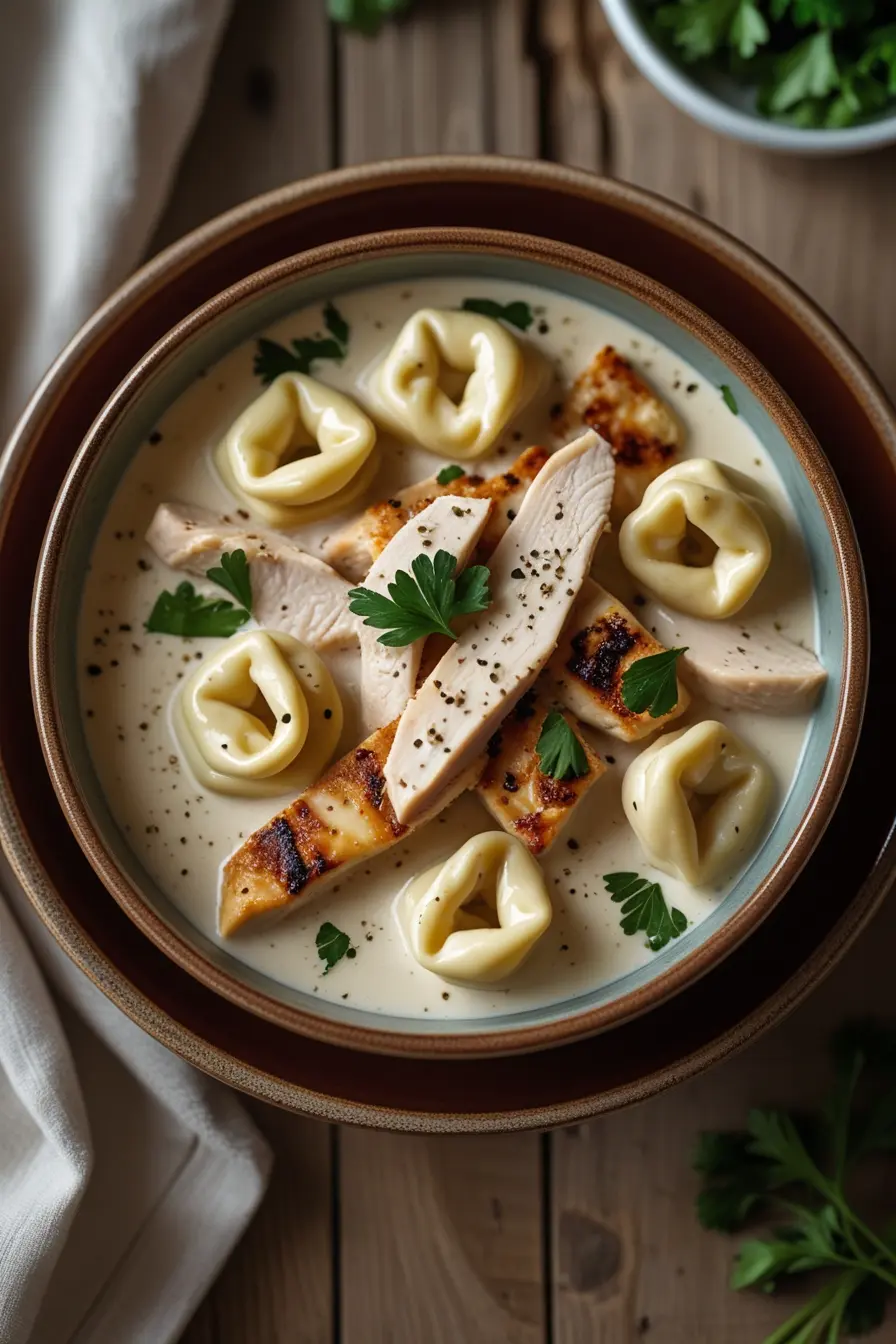 Alfredo Tortellini Chicken