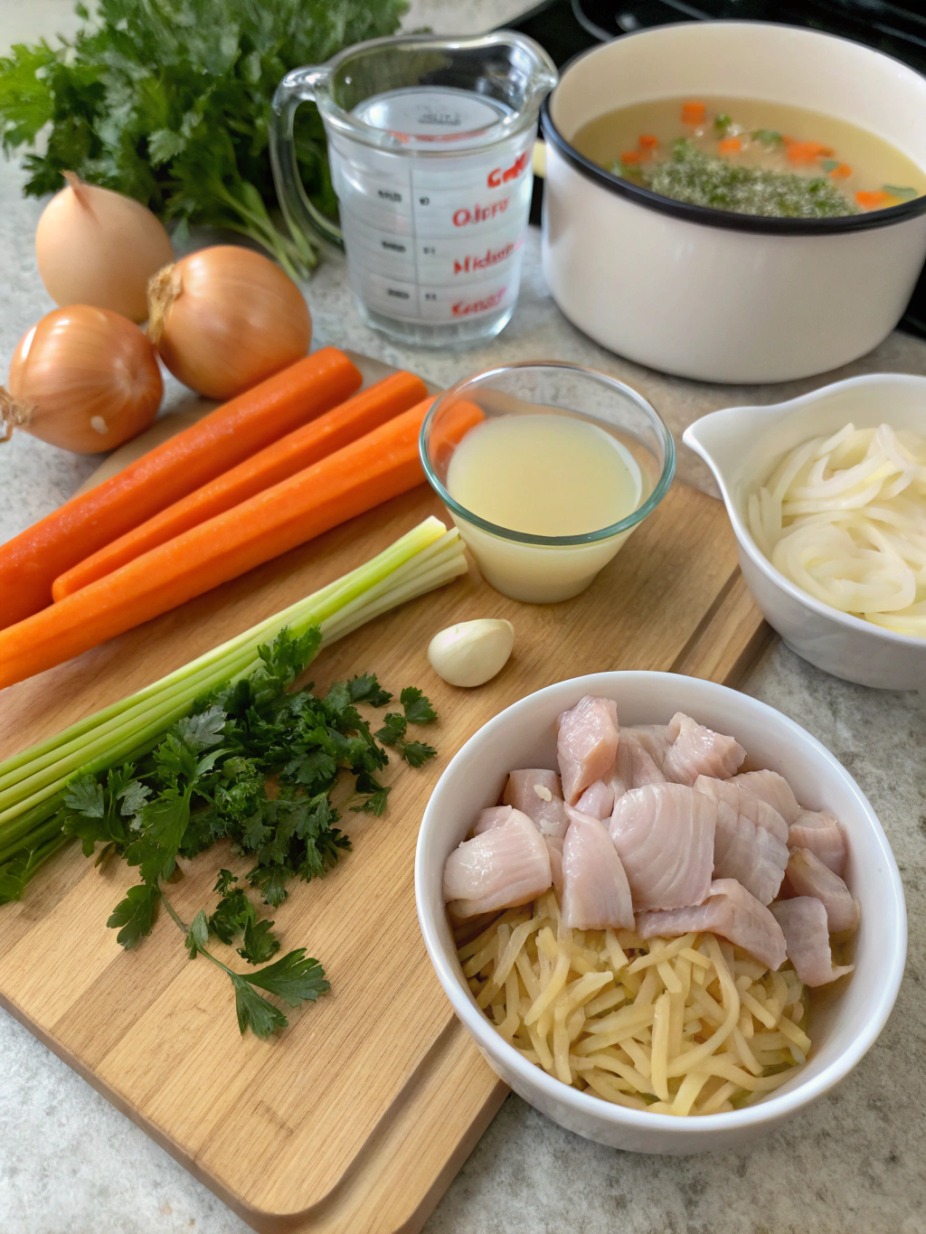 Creamy Chicken Noodle Soup