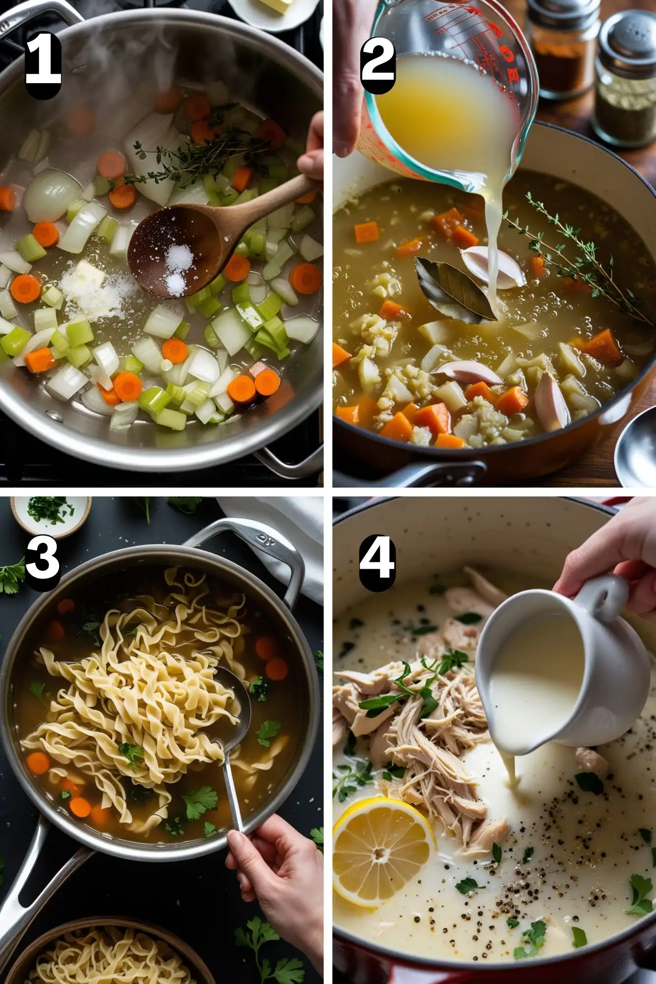Creamy Chicken Noodle Soup