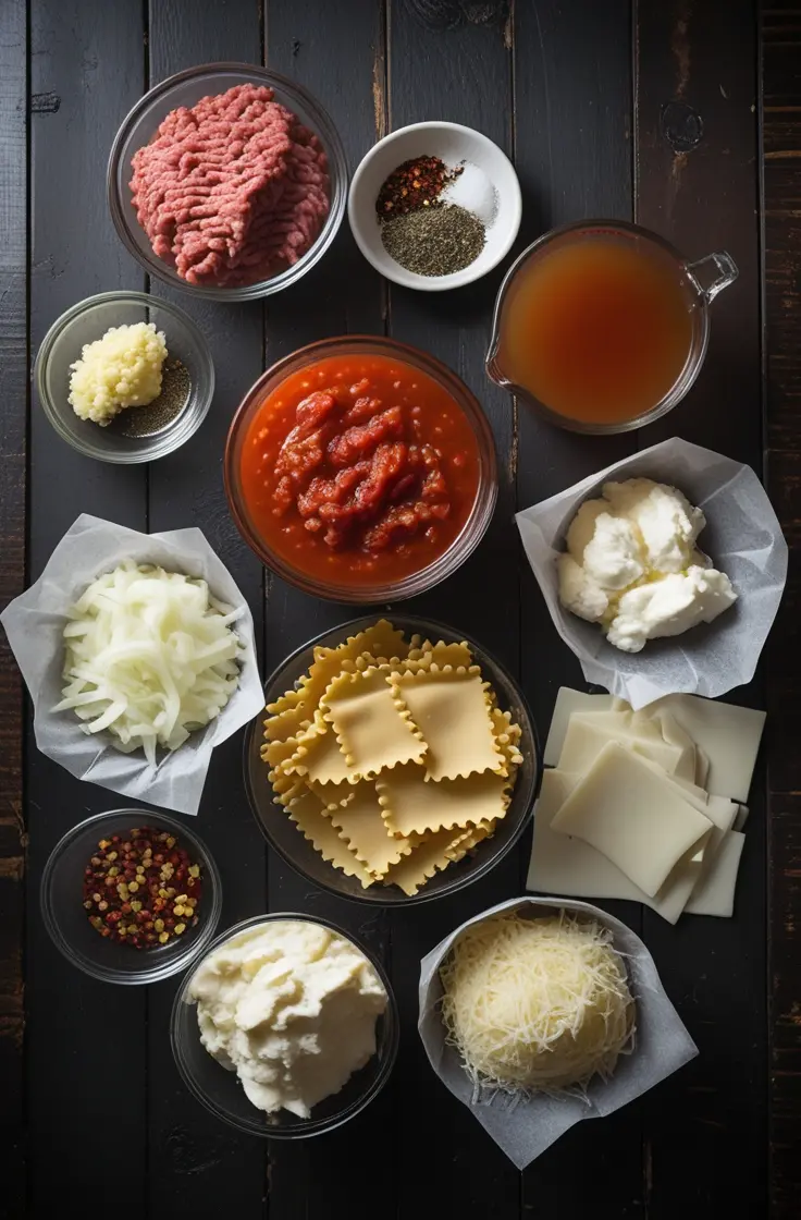 Crock Pot Lasagna Soup