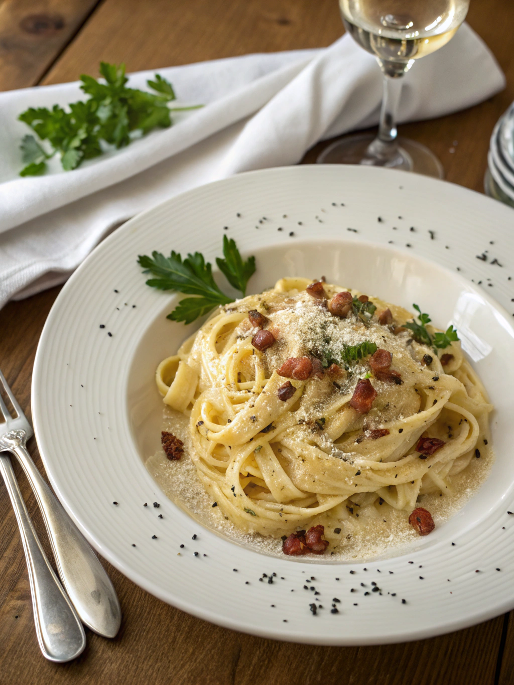 Fettuccine Carbonara