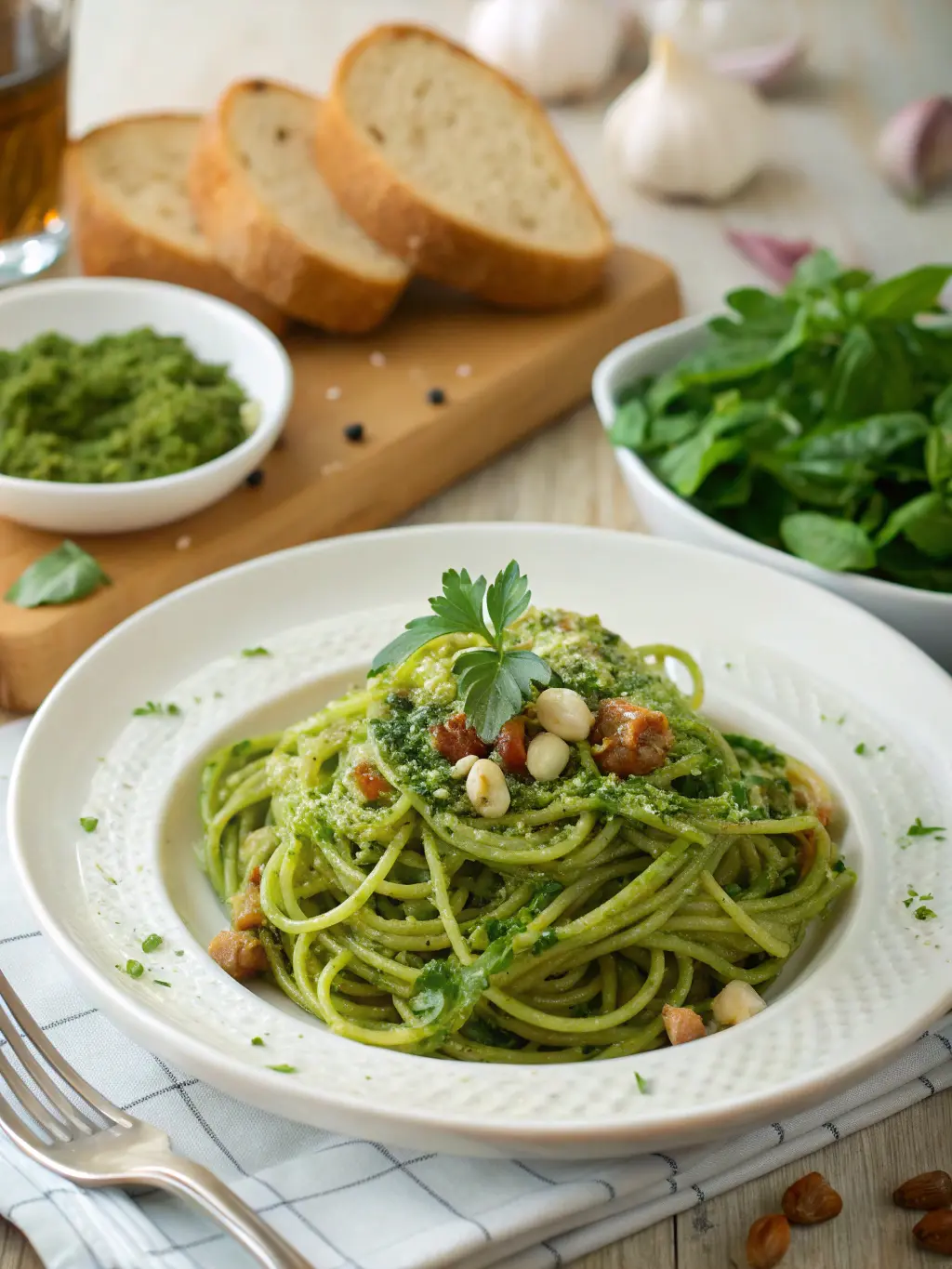 Green Spaghetti