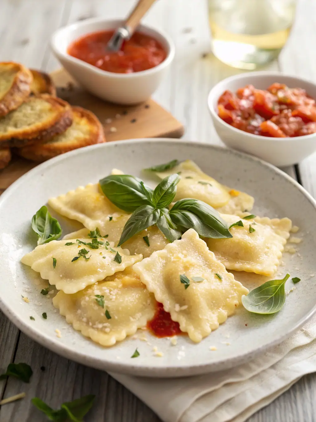 Homemade Cheese Ravioli