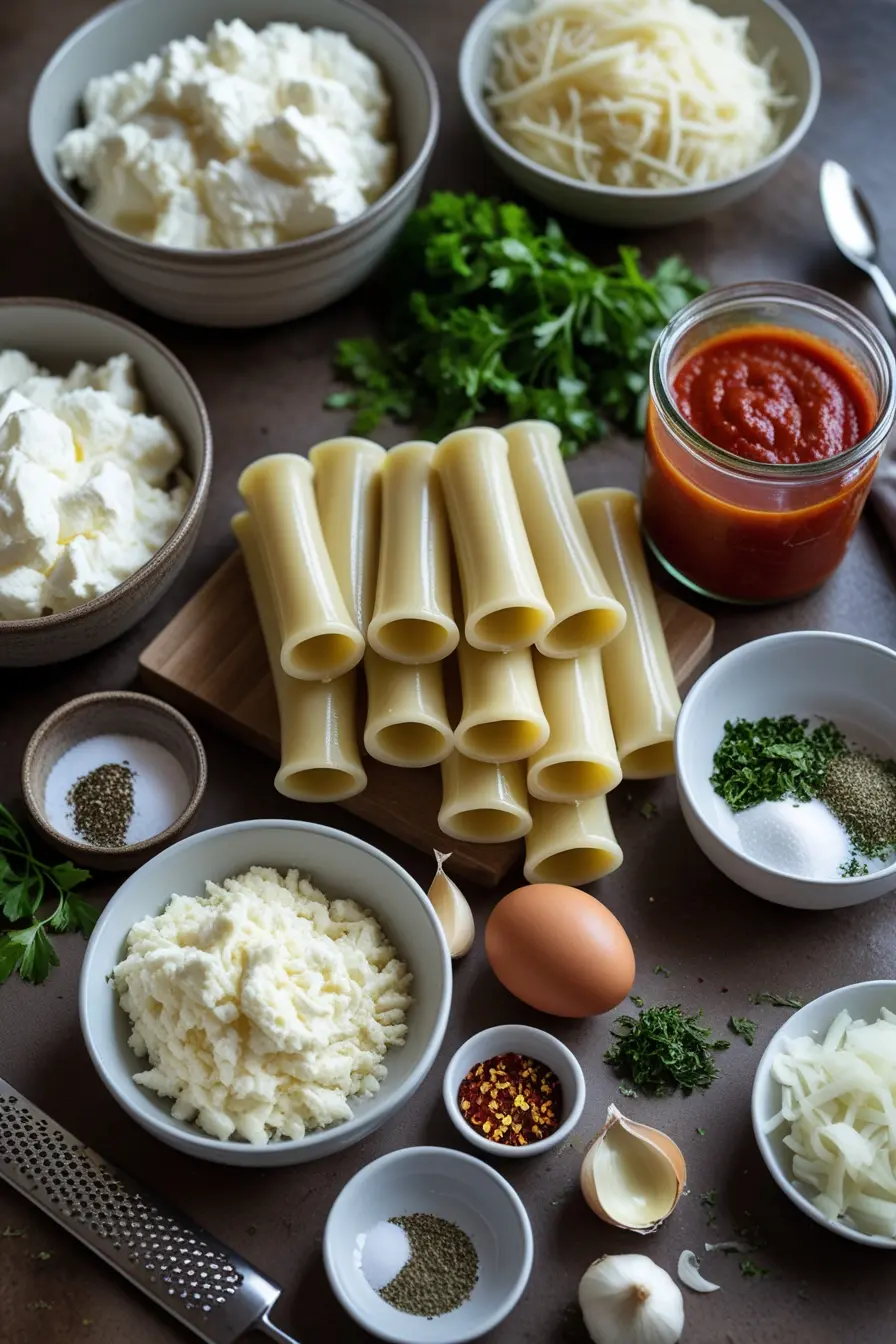 baked manicotti