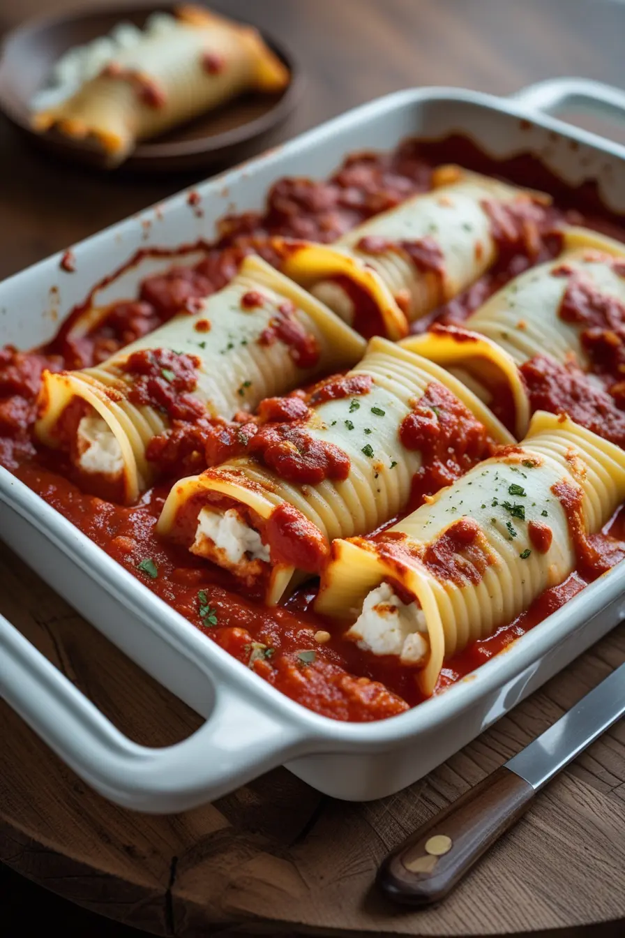 baked manicotti