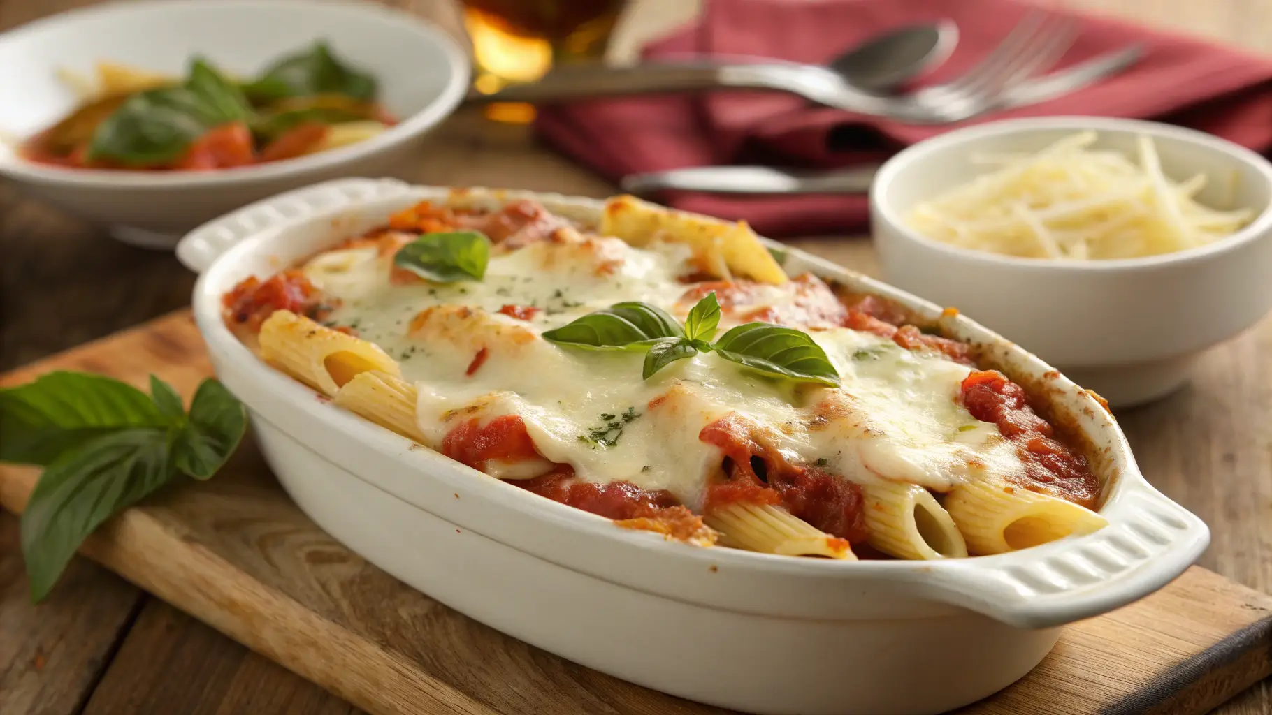 Baked Penne with Ricotta