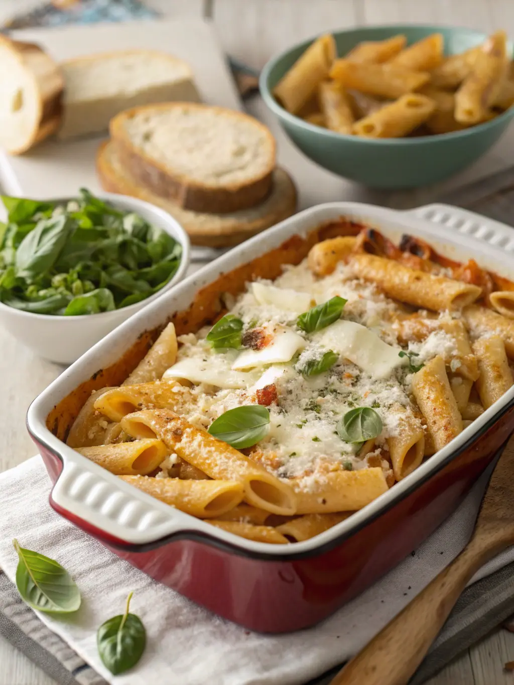 Baked Penne with Ricotta