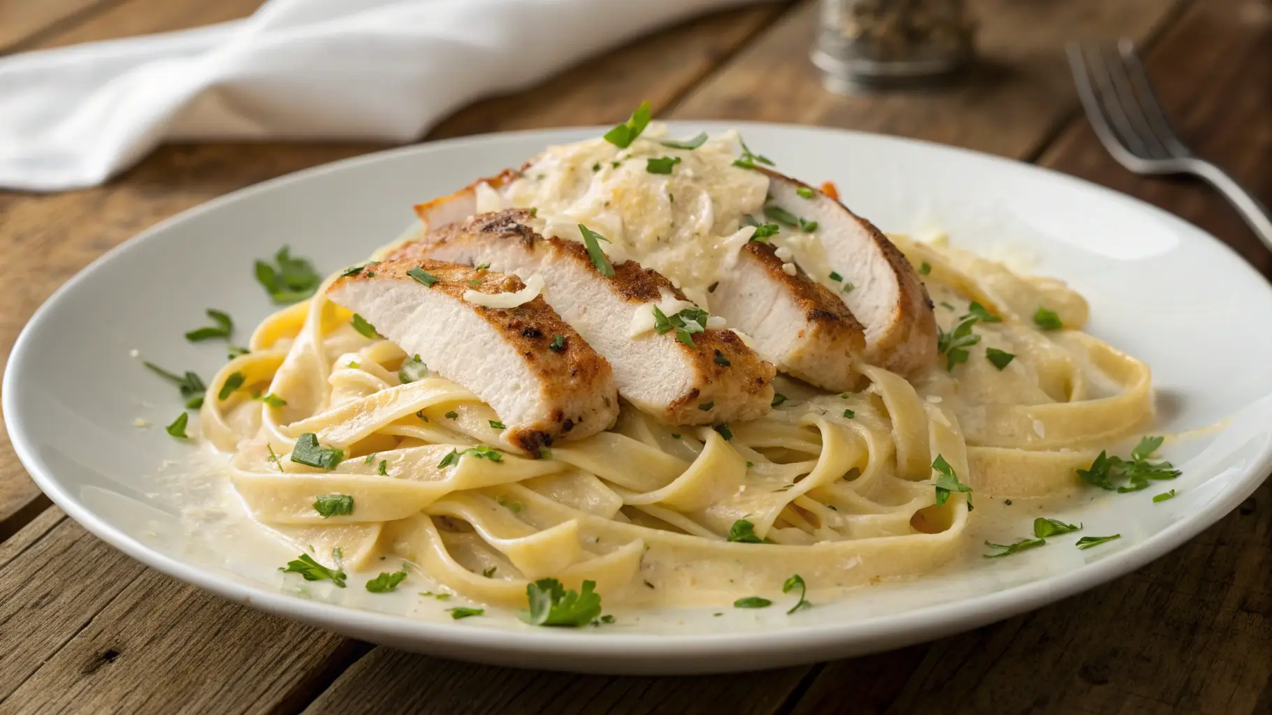 Chicken Fettuccine Alfredo