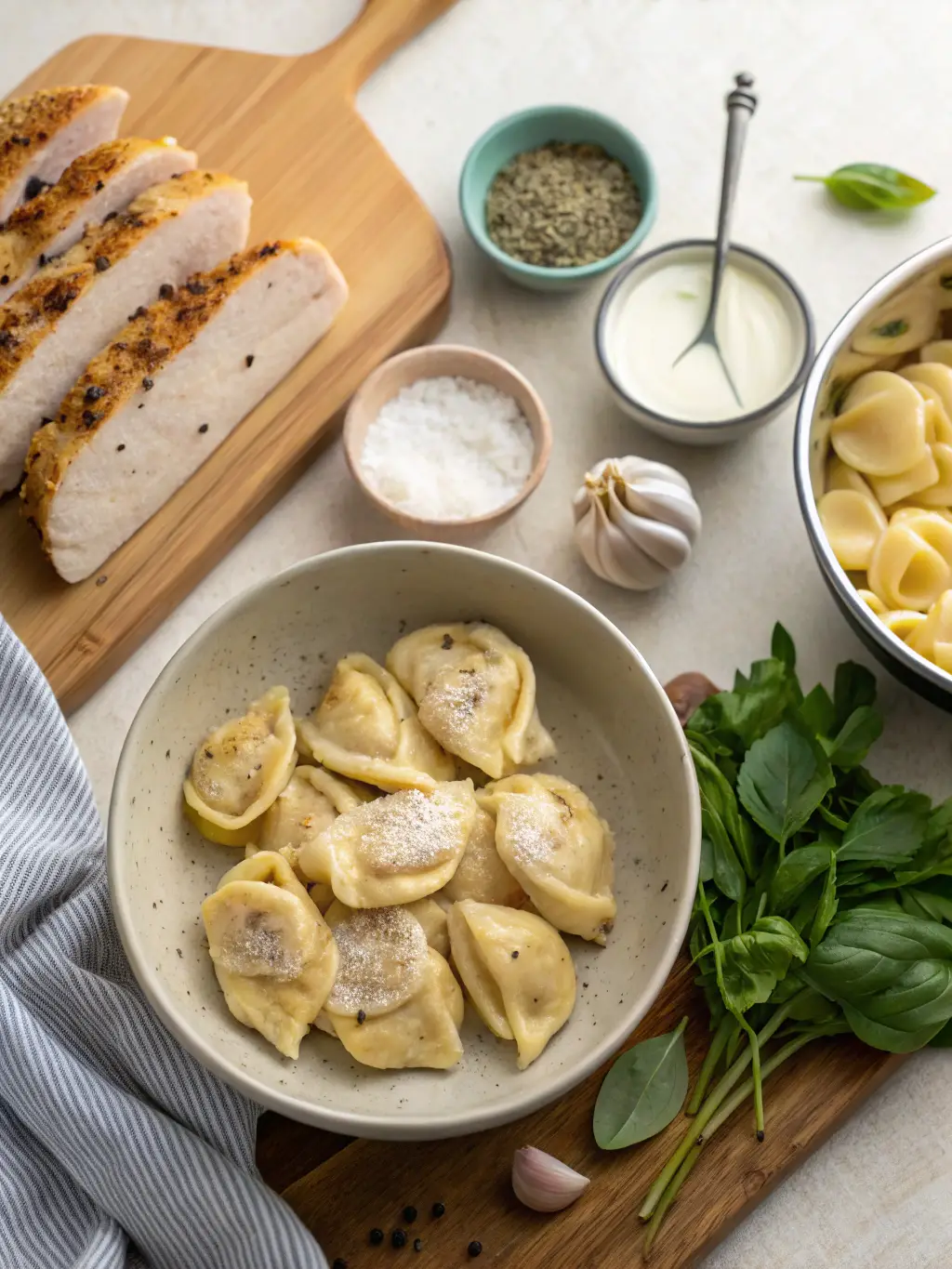 Chicken Tortellini Alfredo