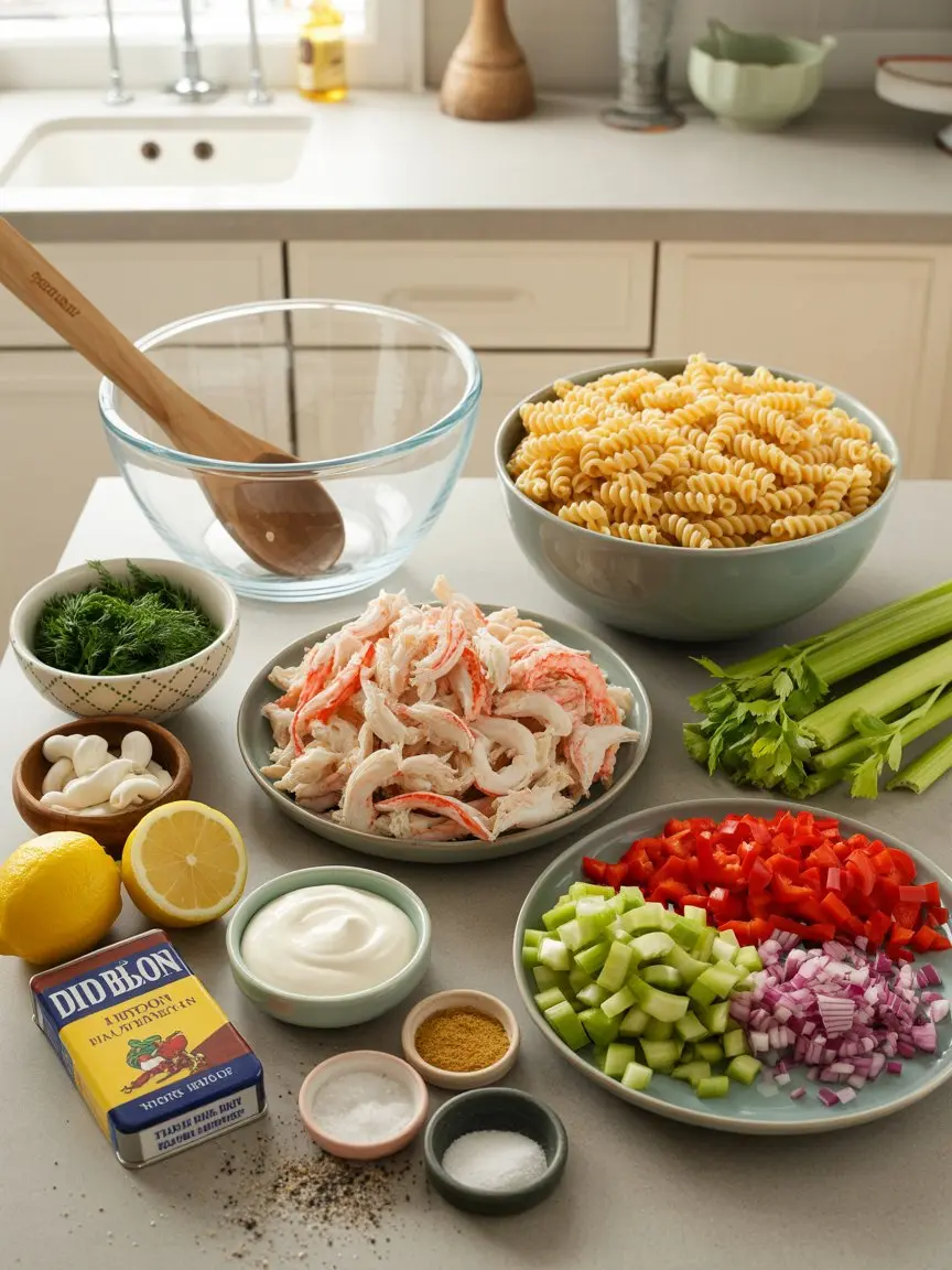 Crab Pasta Salad