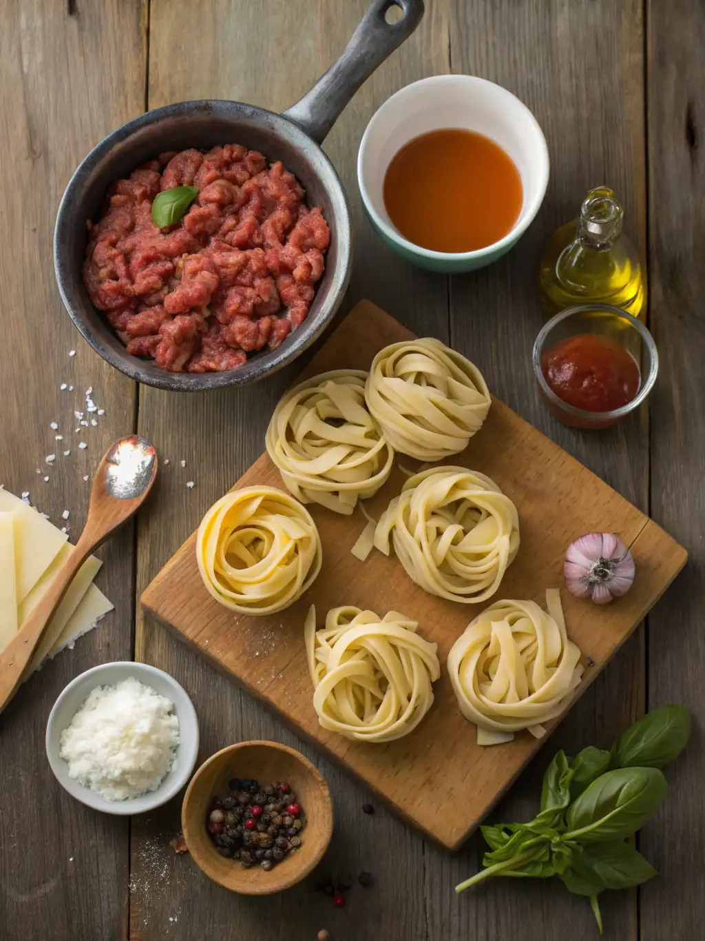 Fettuccine Bolognese