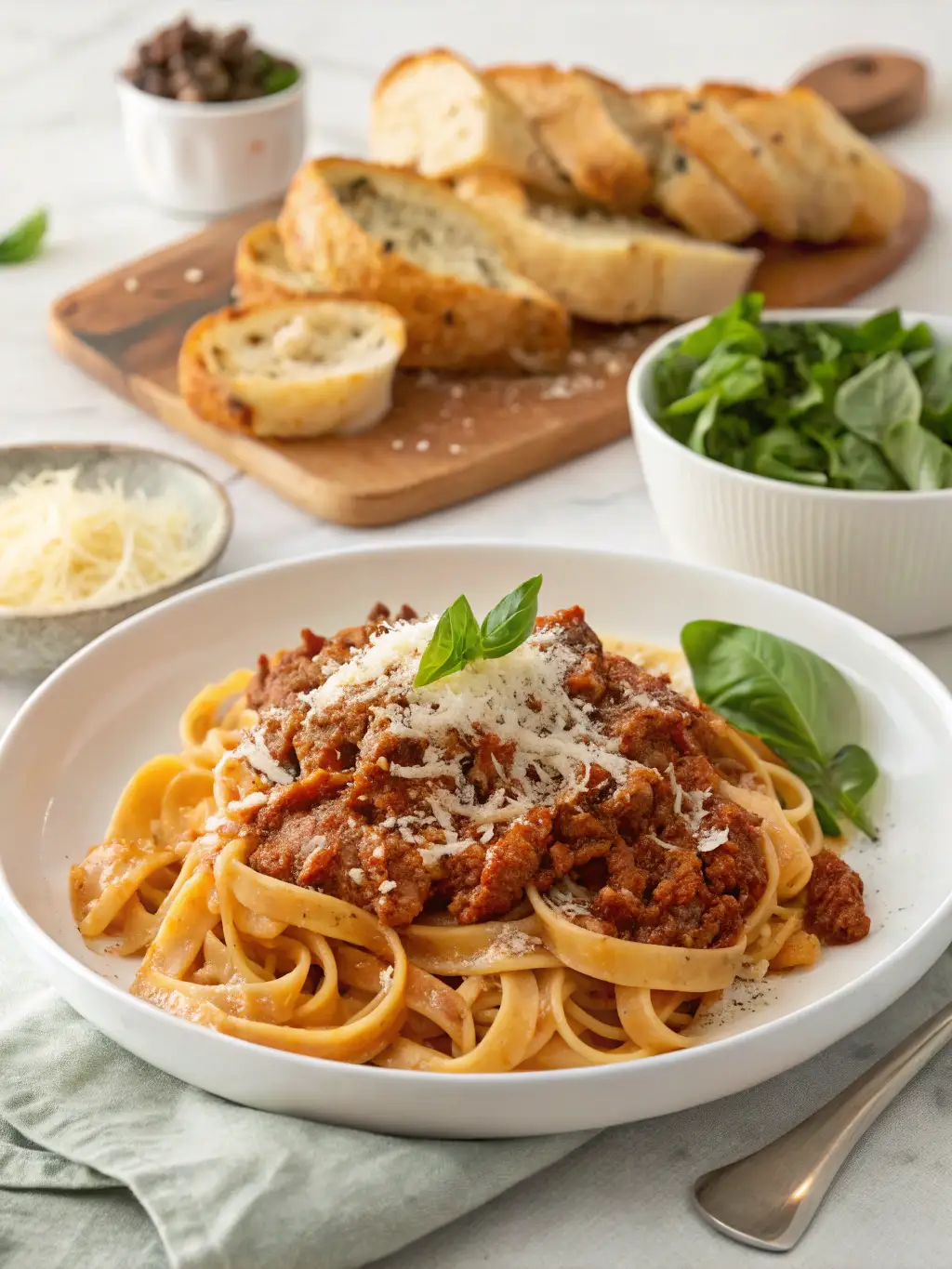 Fettuccine Bolognese