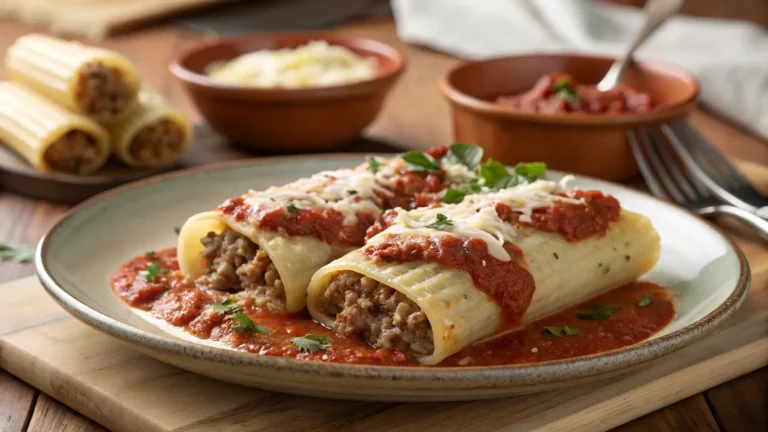 Manicotti with Meat