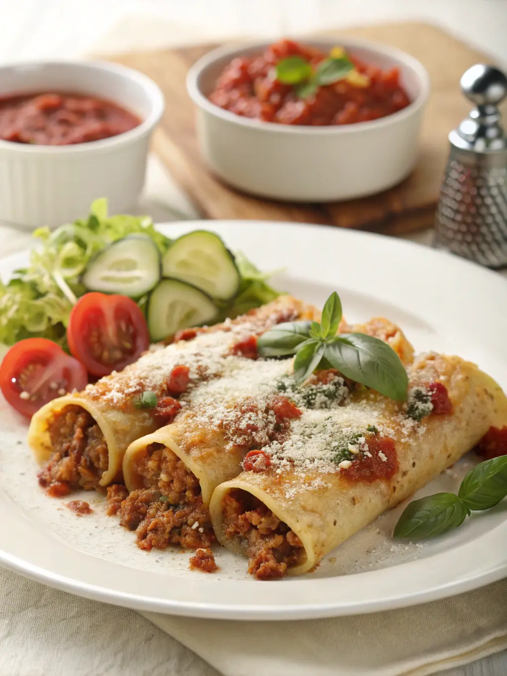 Manicotti with Meat