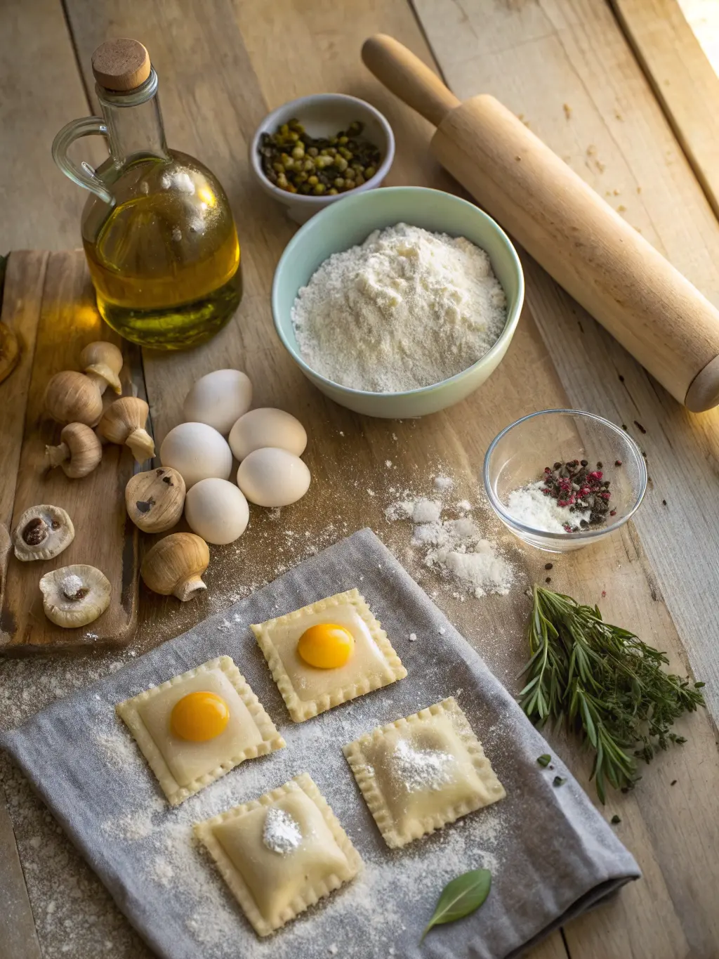 Mushroom Ravioli