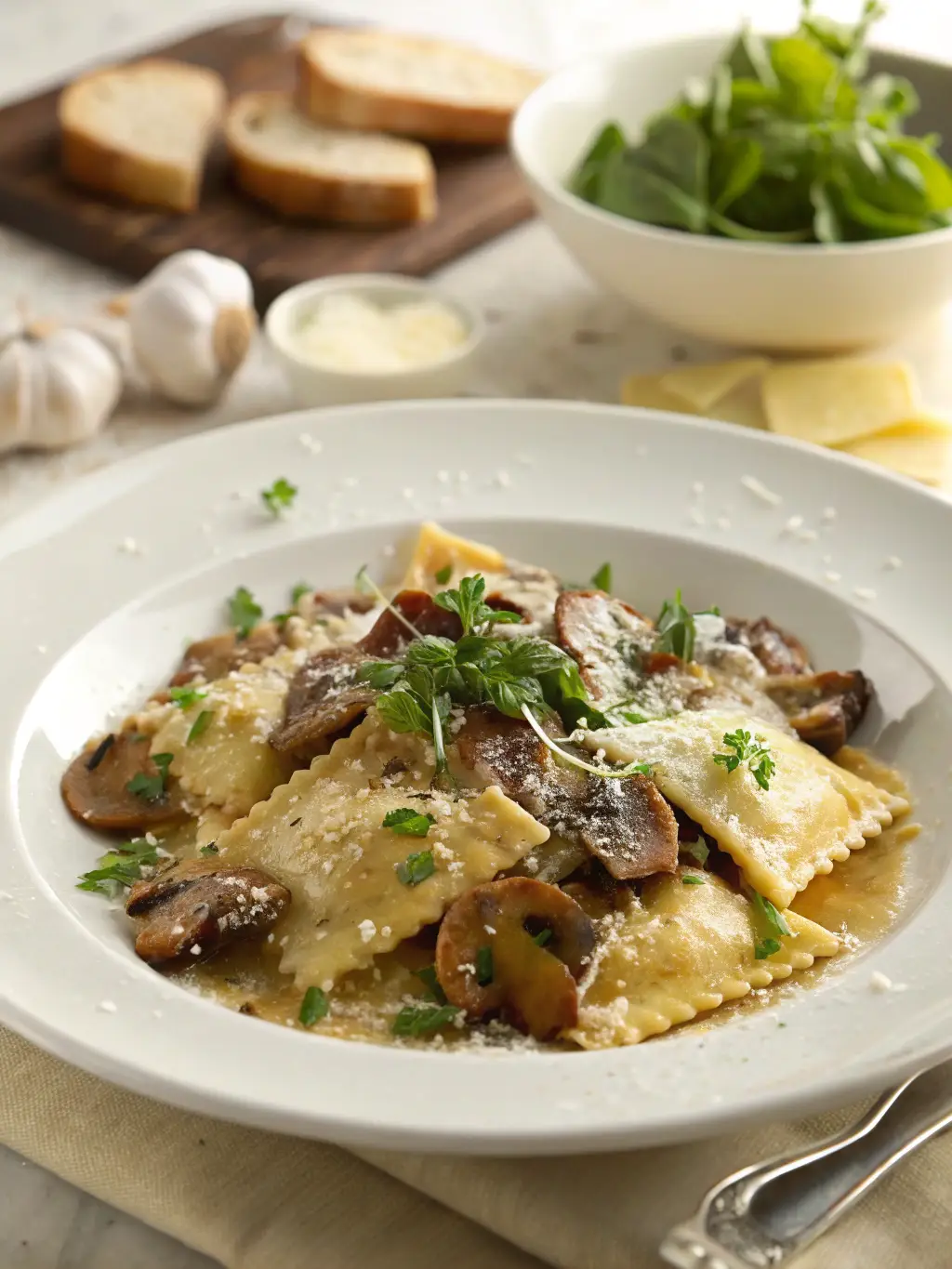 Mushroom Ravioli