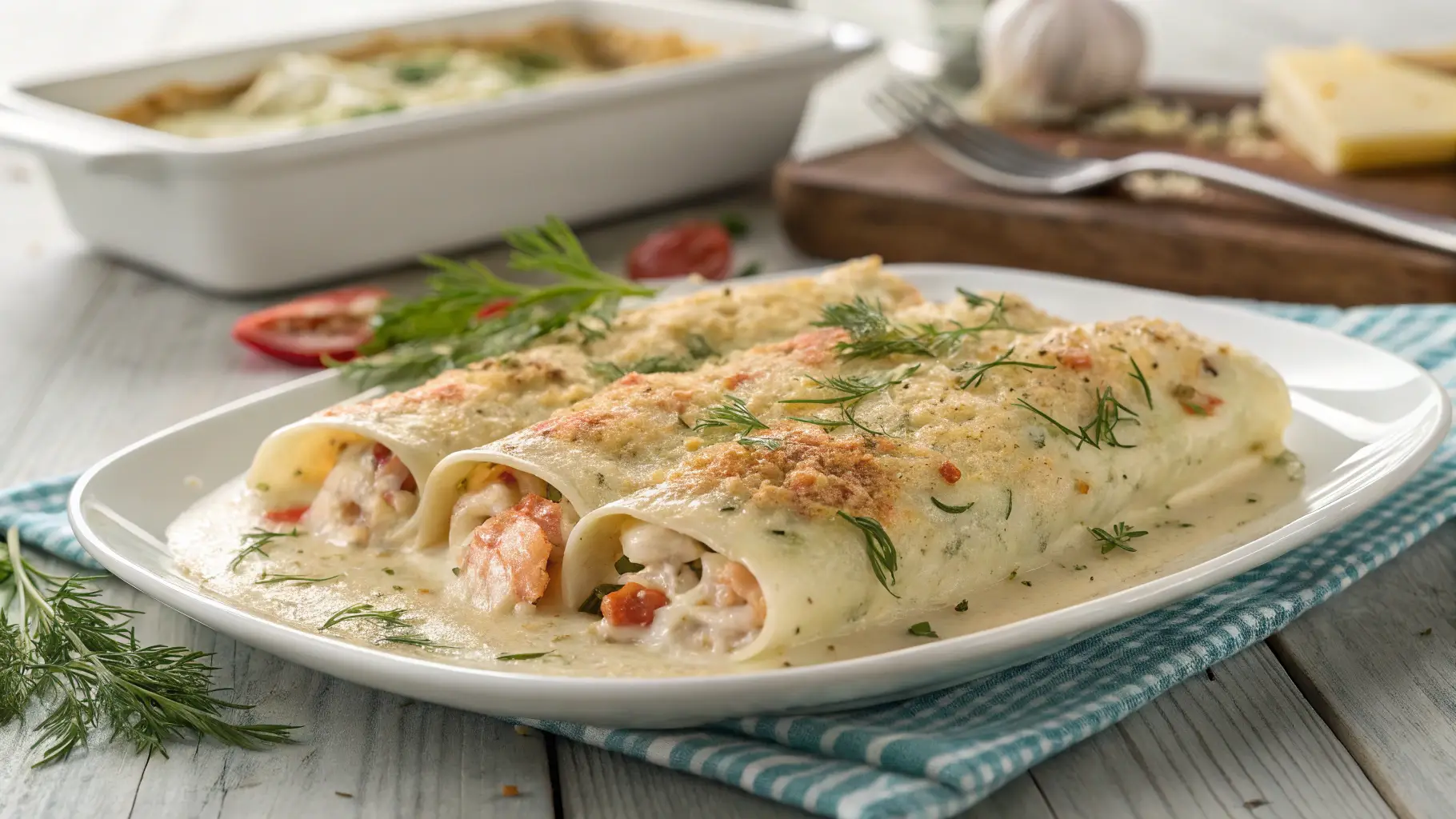 Seafood Cannelloni