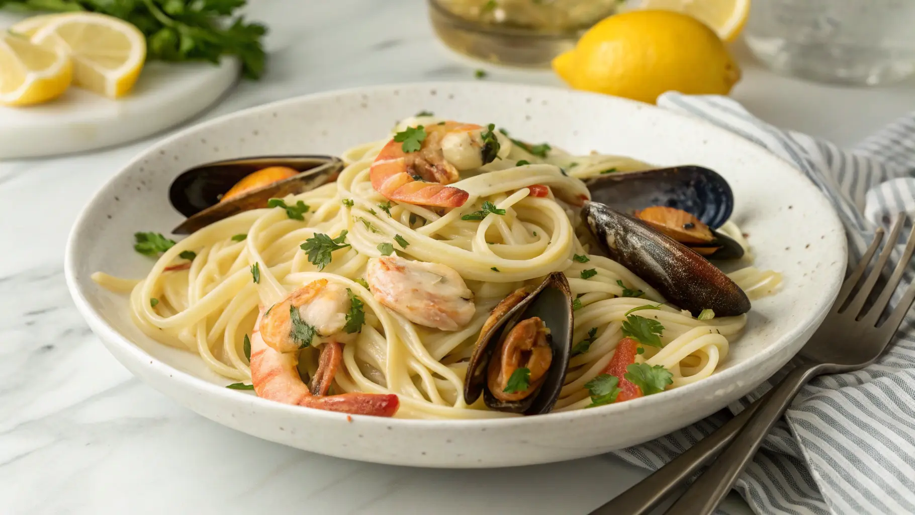 Seafood Linguine