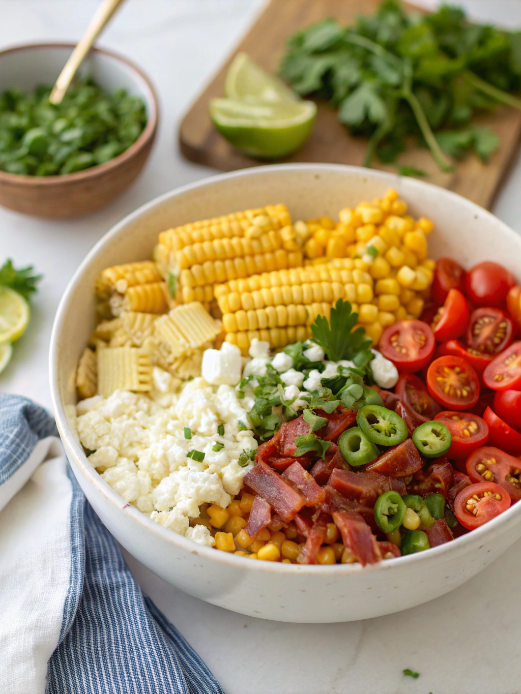 mexican street corn pasta salad ingredients