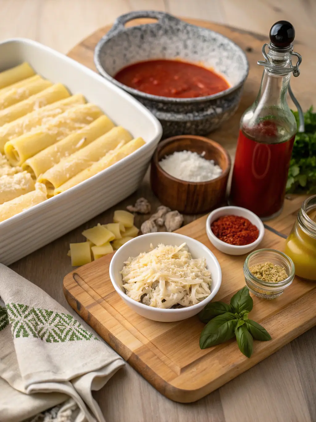 Chicken Manicotti