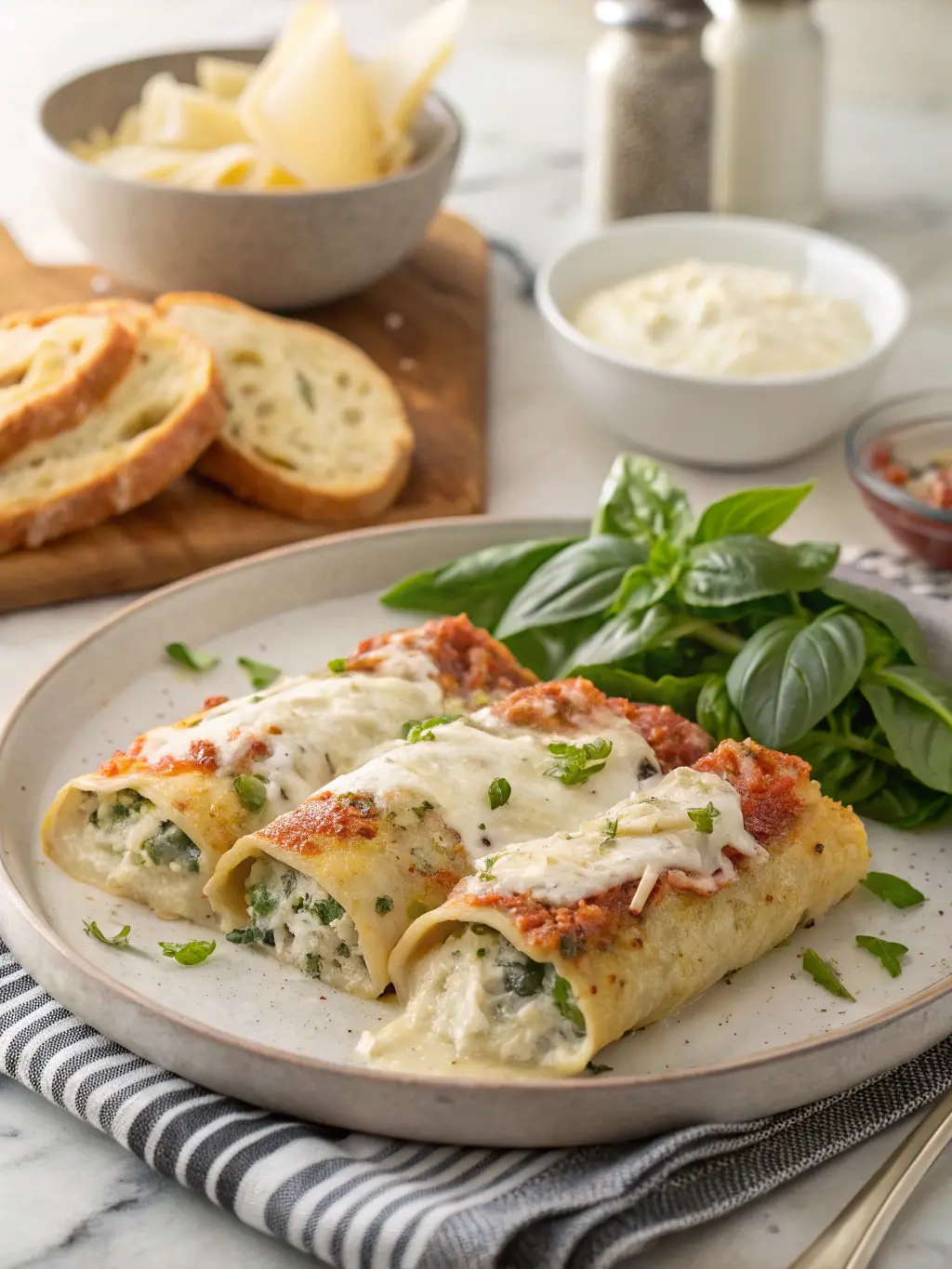 Chicken Manicotti