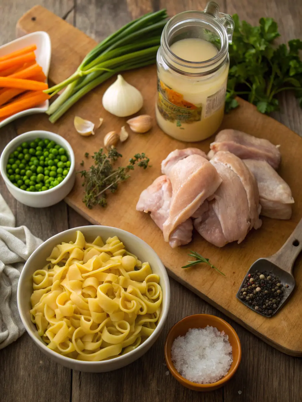Chicken and Egg Noodles