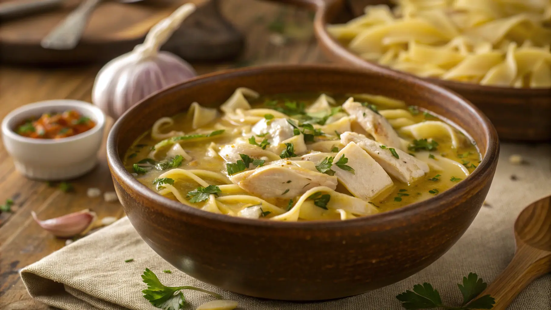 Chicken and Egg Noodles
