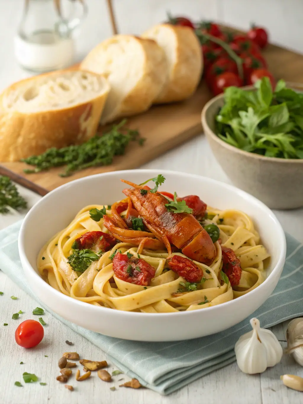 Crawfish Fettuccine