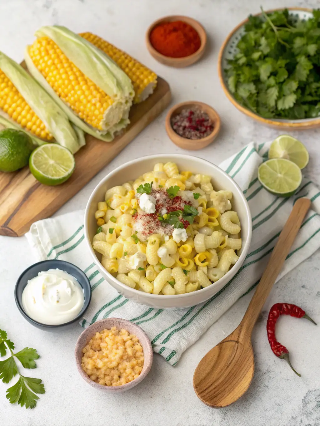 Elote Pasta Salad 