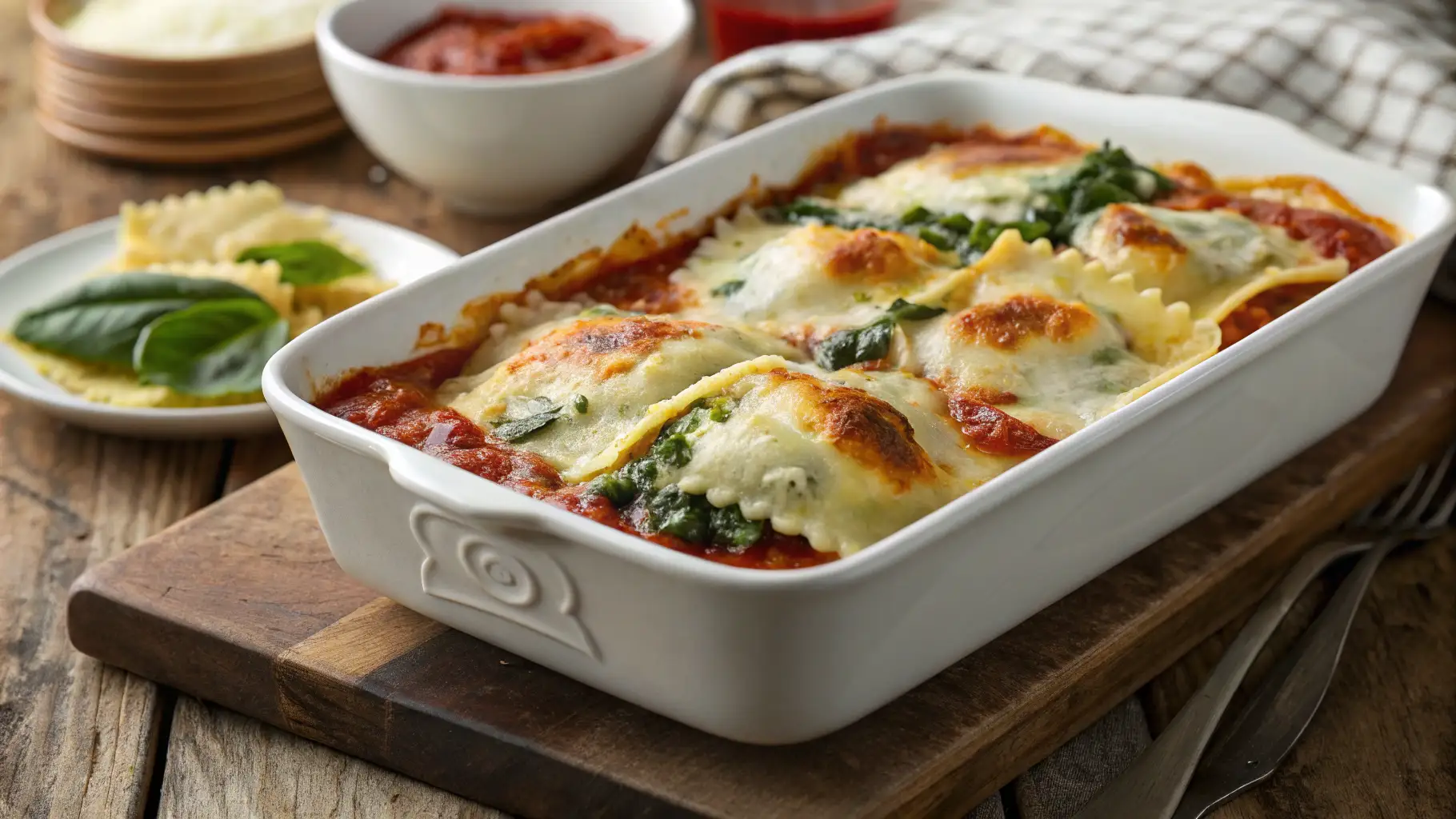 Spinach and Cheese Ravioli