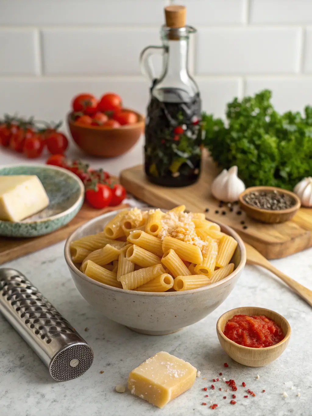 rigatoni arrabbiata