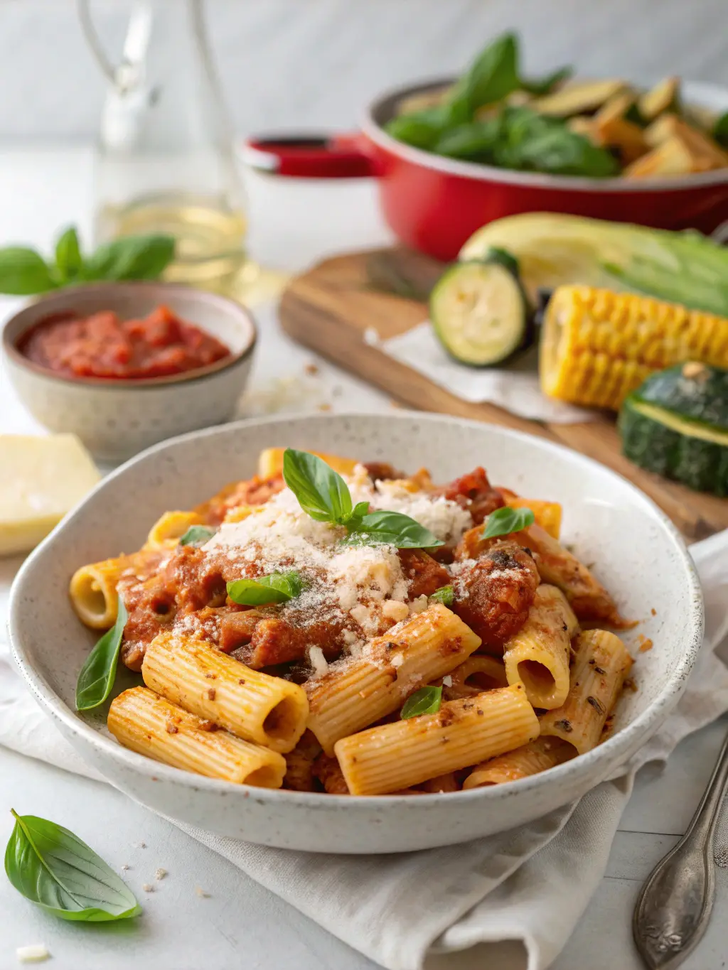 rigatoni arrabbiata