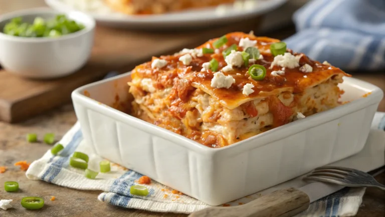 Buffalo Chicken Lasagna