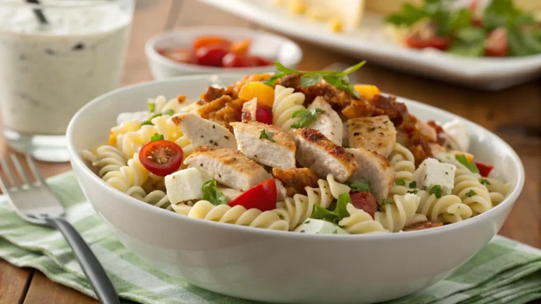 Chicken Ranch Pasta Salad
