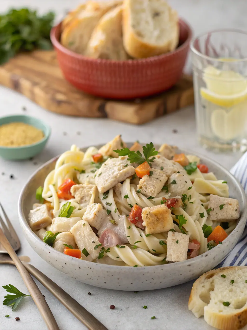 Chicken Ranch Pasta Salad