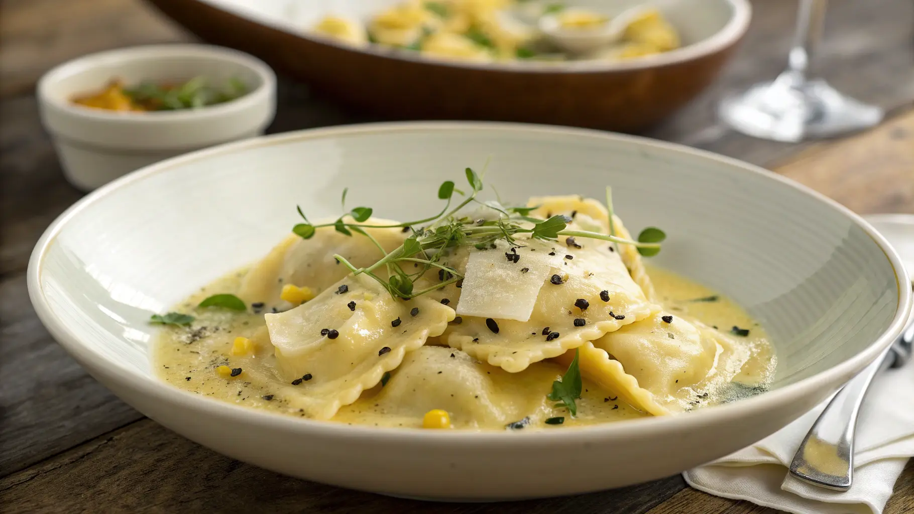 Corn Agnolotti