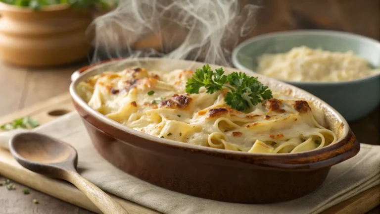 Baked Fettuccine Alfredo