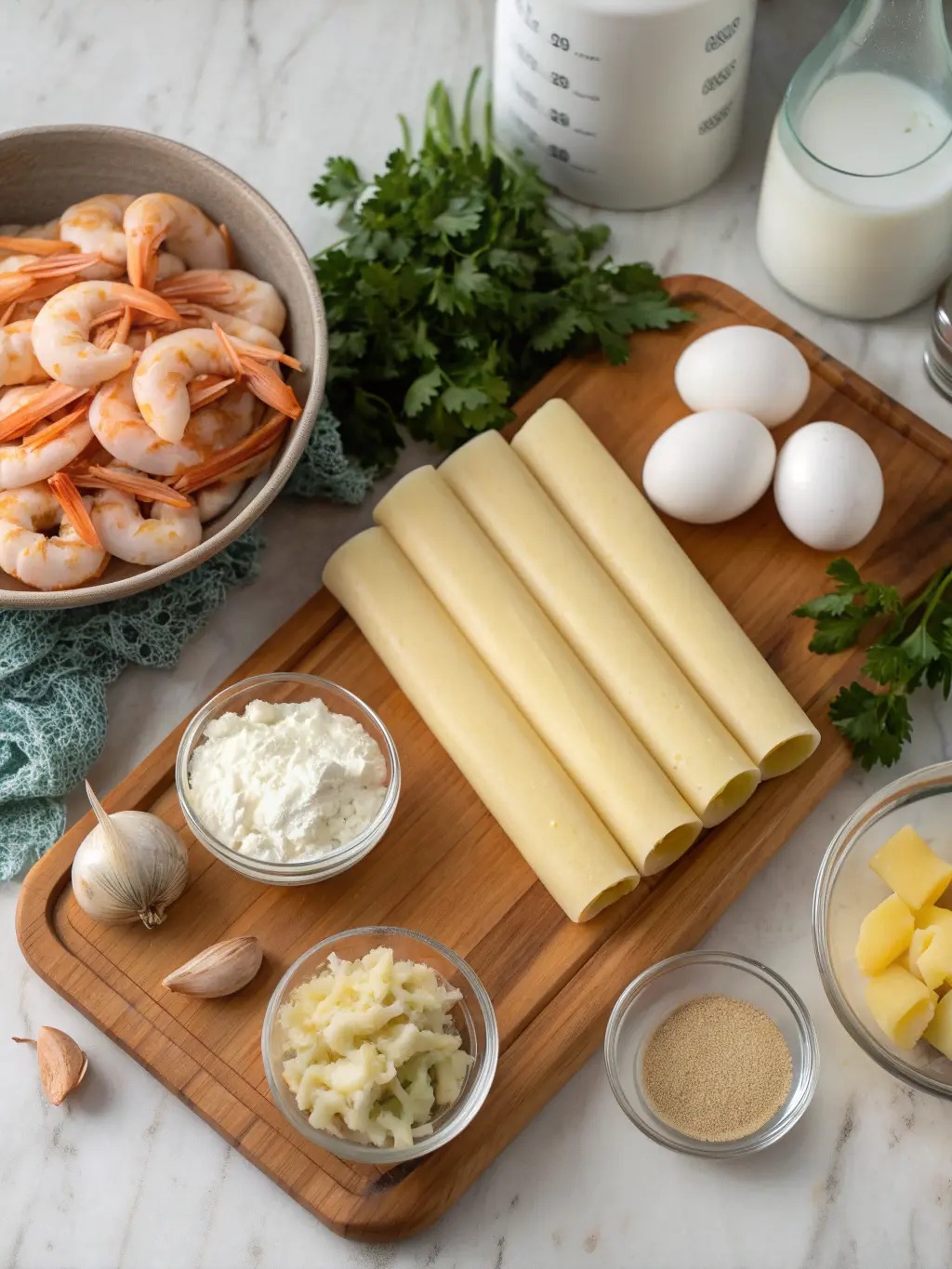 Seafood Manicotti 
