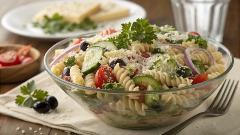Pasta Salad with Olive Garden Dressing