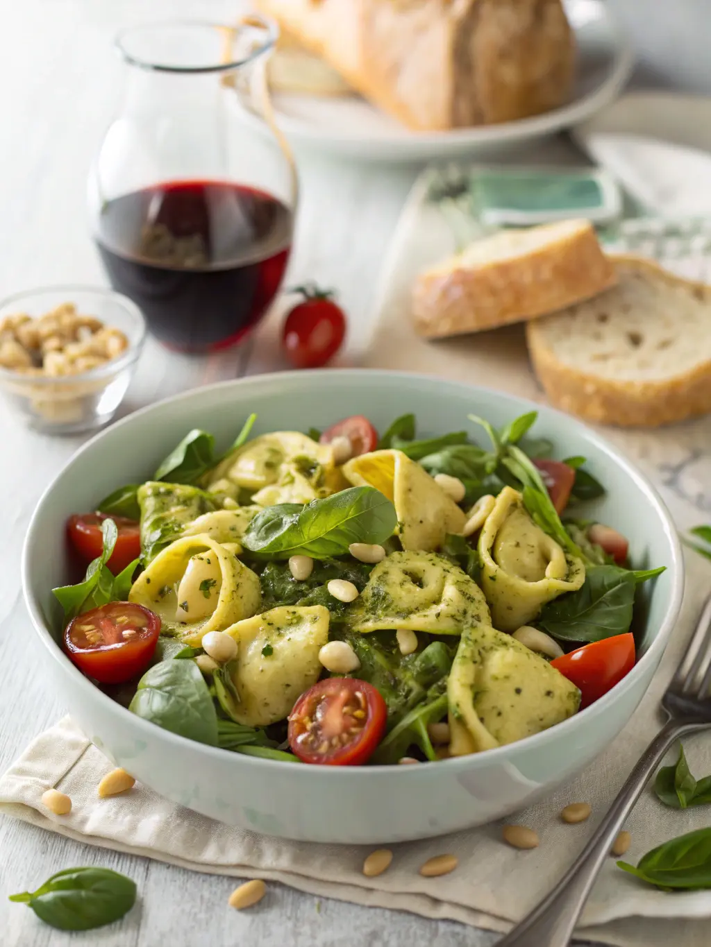 Pesto Tortellini Salad 